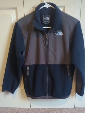 The North Face Boys Navy and Gray  Fleece Jacket